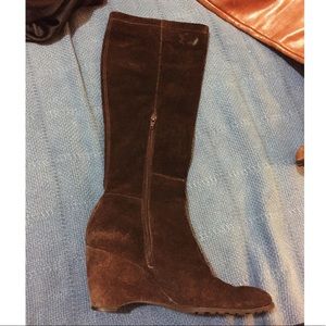 Franco Sarto Brown Leather/Suede Boots